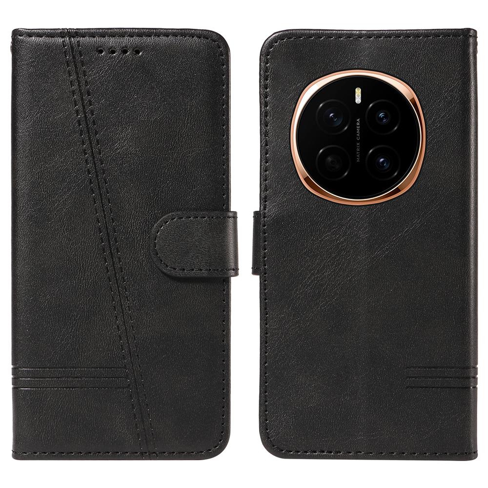 For Honor Magic7 5G Wallet Phone Case T-Shape Lines Leather Cover