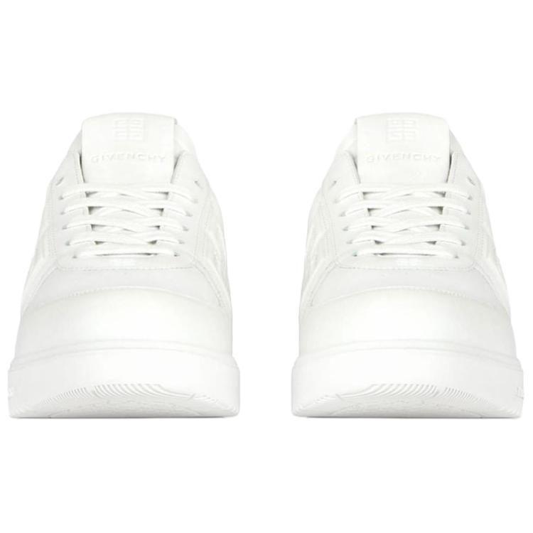 Givenchy White G4 Leather Low-Top Sneakers BE0030E1L9-100
