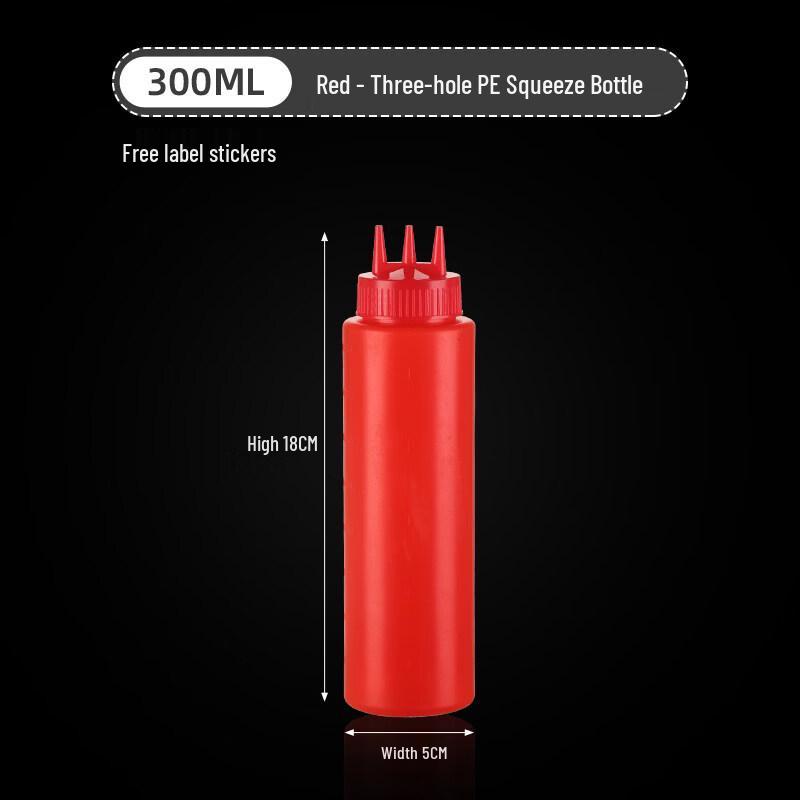 ZISIZ Plastic Squeeze Sauce Bottle