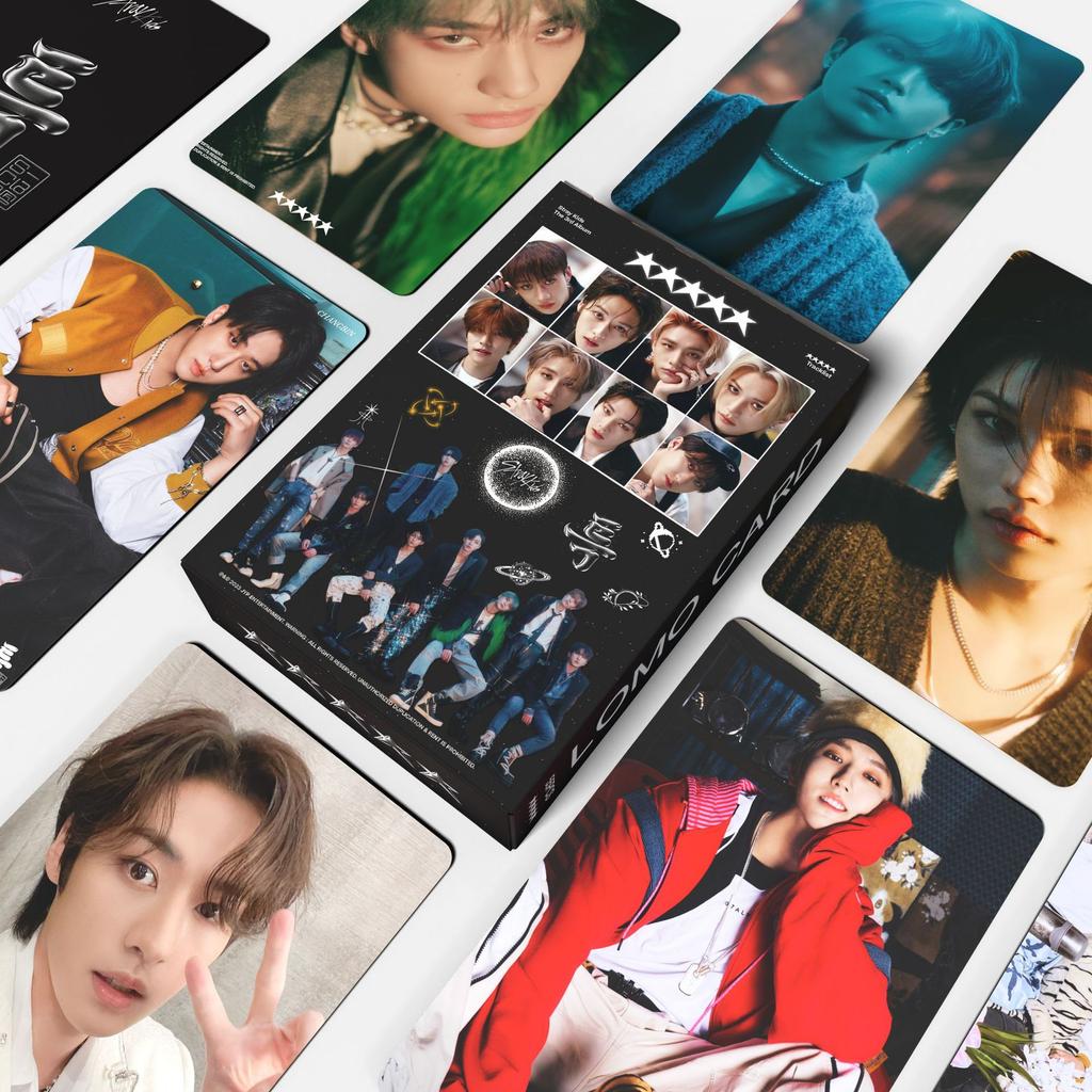 Straykids 55Pcs Lomo Card New Album Small Card 5-Star Huang Xuanchen Peripheral Collection Card Lomo Small Card