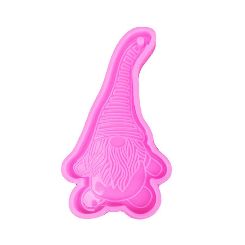 DIY Moș Crăciun Micul Pitic Mucegai epoxidic din silicon DIY Breloc pandantiv Bijuterii Crafting Mucegai pentru Crăciun Dragoste Cadou