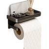 Punch-free Bathroom Tissue Self Baffle Design Tissue Roll Hanger Toilet Paper Holder  Home