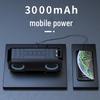 X8 Waterproof Bluetooth Speaker with Power Bank, Luminous Outdoor Subwoofer, Colorful Lights, and IPX7 Rating.