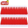1/100pcs Christmas Cutlery Holder Xmas Hat Tableware Bags New Year Party Dinner Table Fork Knife Organizer Decoration Supplies