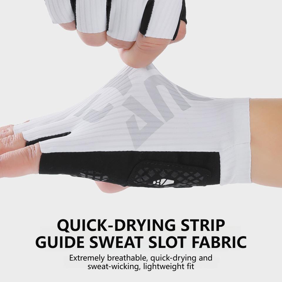 KoKossi Summer Bicycle Cycling Half Finger Gloves Breathable Shockproof Fingerless Gloves Anti-slip Gym Training Sports Gloves