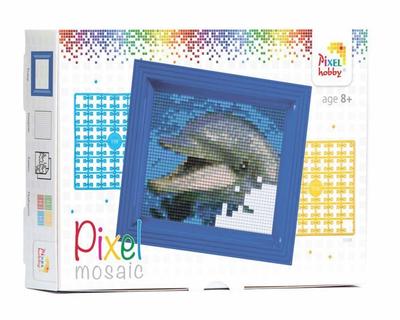 Mosaic Game - Pracht - P31001 - Dolphin Pattern - 100% Recyclable Plastic - For Children from 8 Years Old