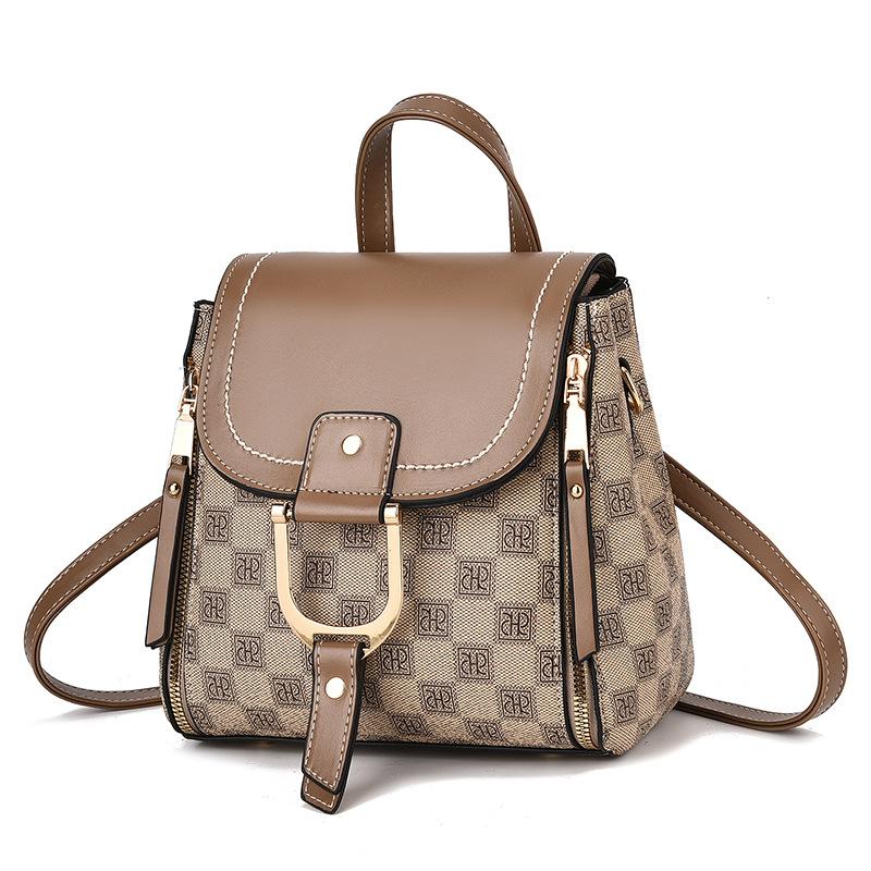 Bag messenger bag women's 2025 new fashion backpack pu Korean student personalized backpack women's bag