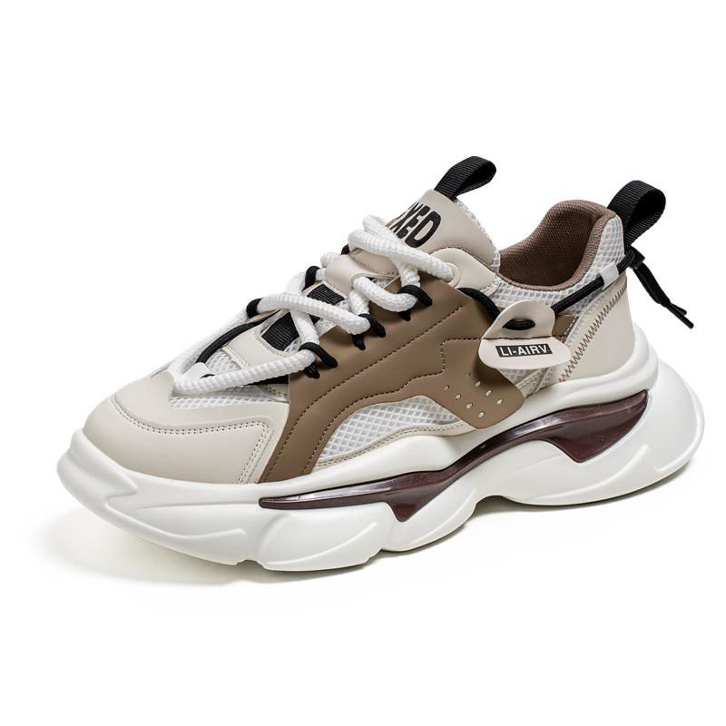 Fashion Spring and Autumn New Exquisite Men's Sneakers Teenage Student Thick soled Height Increasing Running Shoes Zapatos Para Hombres