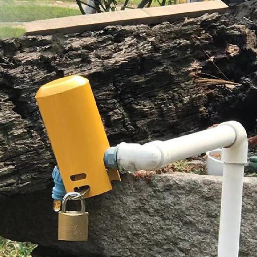Heavy Duty Outdoor Faucet Cover Theft Protection Metal Water Spigot Cover Easy Installation Practical Design Faucet Lock Garden