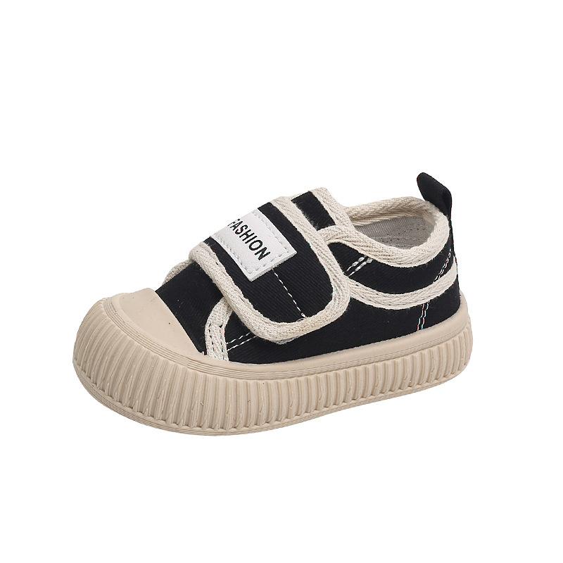 Spring and autumn children's canvas shoes, boys' casual shoes, shell-toe girls' biscuit shoes, soft-soled baby shoes