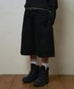 Lujeoseukeulleob Lc Logo Applique Bermuda Cotton Pants Black