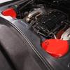 Für Corvette C8 ABS Rotes Motorraum Stoßschutz Panel Abdeckung Zierleiste