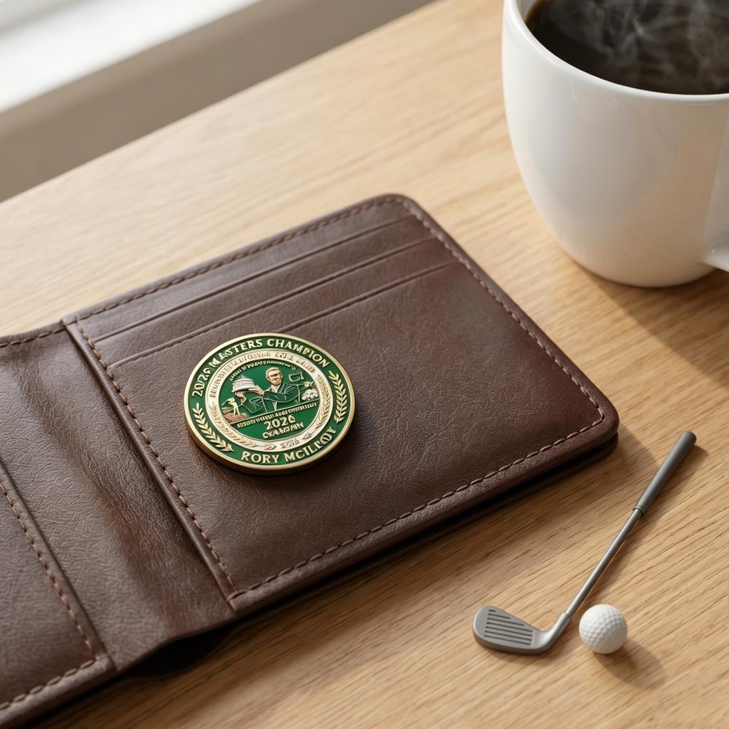 --Commemorative Coin, Augusta -Golf Club Career -Slam Collector’s Item, Perfect Golf Fan Gift