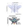 Semi-stereoscopic Large Bees Silicone Mold for DIY Keychain Epoxy Resin Jewelry