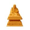 Cypress Statue Buddha Statue Crafts Nichiren Wooden Cypress Crafts Home Car Decoration Handmade Gifts