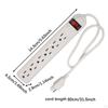 6 Outlet Power Strip Accessories US Plug with Cord Overload Protection for Home Dorm