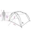Tunnel Tent Olive Green 4 Person