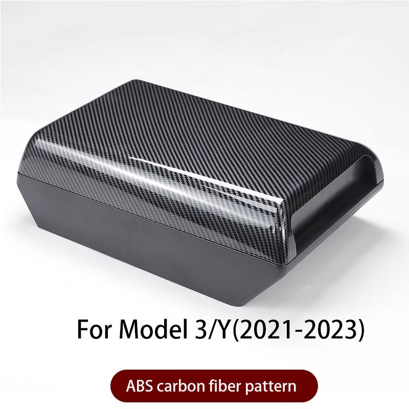 For Tesla Model Y Juniper 2026 Accessories Armrest Protector Box Cover Black Soft Suede Center Console Panel Pad Model 3/Y 2021