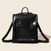 Versatile Leather Women's Bag Oil Wax Cowhide Women's Backpack Backpack