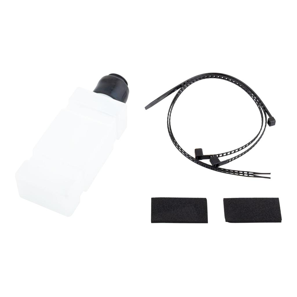 Kijima 106-181 Motorcycle Parts Catch Tank, 3.4 fl oz (100 cc), Poly Tank, Hose