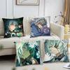 Anaxa Animated Game Honkai Star Rail Pillow Case Square Pillow Bedroom Sofa Leisure ComfortCar Living Room Home Decoration 40X40