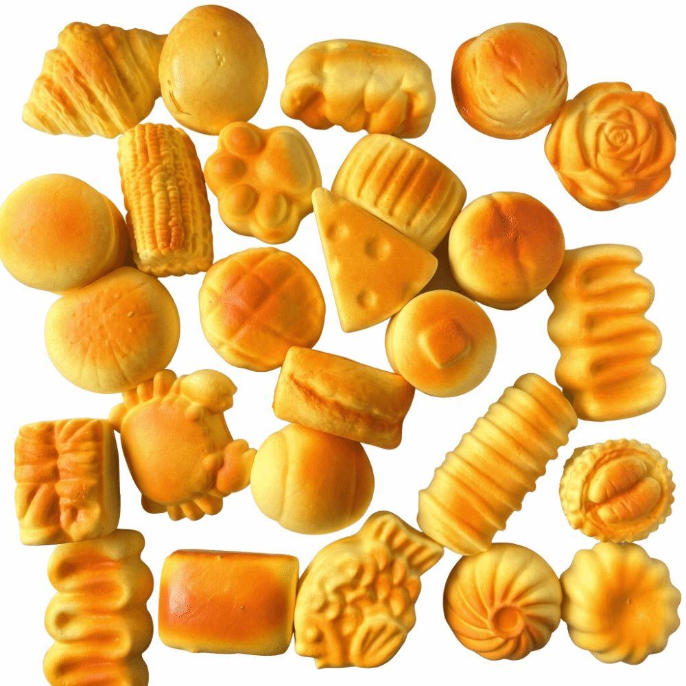 Squeezing Simulated Bread Toy Slow Rebound Sensory Fidget Toy Fun Fake Bread Toy Photography Props