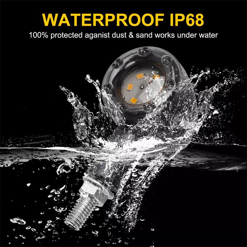 4Pcs Motorcycle Bullet Brake Running Turn Signal Tail Light Motorcycle Led Lights Rear Indicator Tail Light Motorcycle Parts