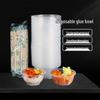 ZISIZ Disposable Thickened Plastic Lunch Box