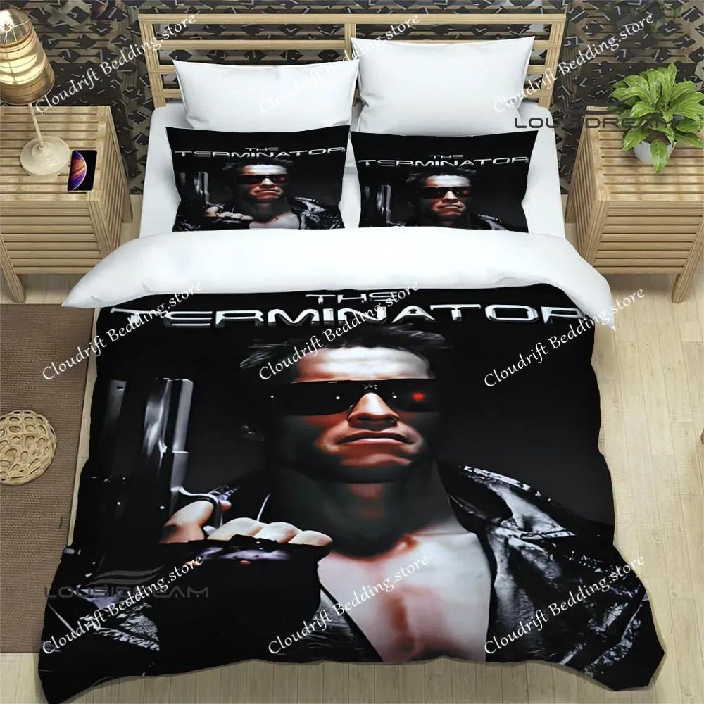 Schwarzenegger Terminator Bedding Sets Exquisite Bed Supplies Set Duvet Cover Bed Comforter Set Bedding Set Luxury Birthday Gift