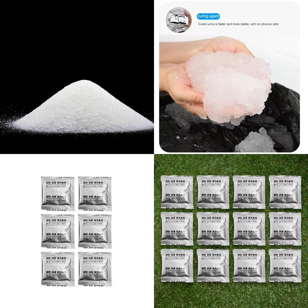 Compact Travel Solidifying Agent And Trash Bags For Outdoor Toilets With Easy Storage