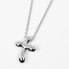 TIFFANY&Co. Small cross Necklace Pt950Platinum 3.93g Women Used