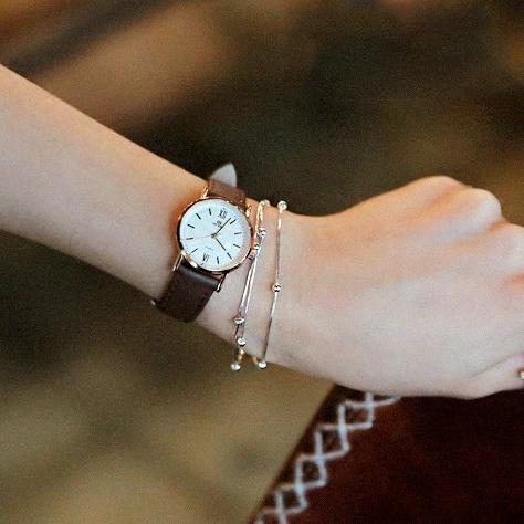 LT-93 S925 Women's Multi-Layer Bead Snake Bone Bracelet New Trendy Japanese South Korean Style Fine Chain Link Jewelry Instagram