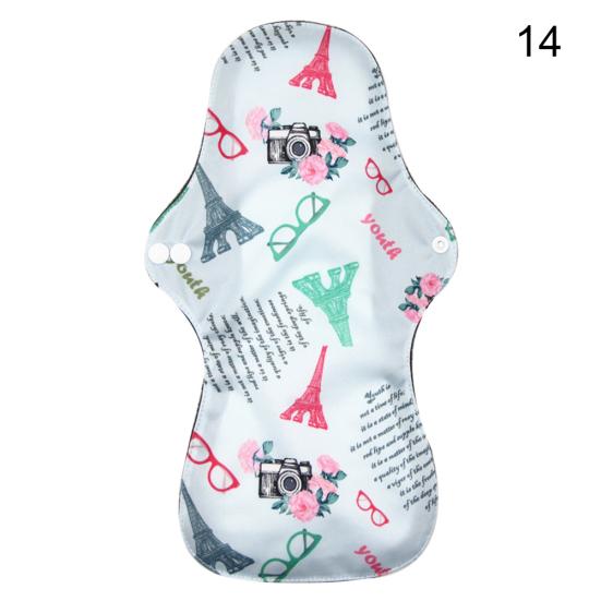 Extra-size Bamboo Cotton Menstrual Pad Reusable Washable Sanitary Panty Liner