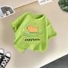 Children's Casual Short-sleeved T-shirt, Summer Boys' And Girls' Cute Capri Blouse
