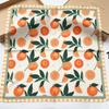 Fresh oil painting style printing silk scarf simulation silk square scarf shawl versatile neck small square scarf headscarf scarf scarf