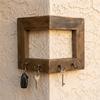 Wall-mounted Key Hook Rack Rural Style Sundries Storage Holder  Housewarming Gift
