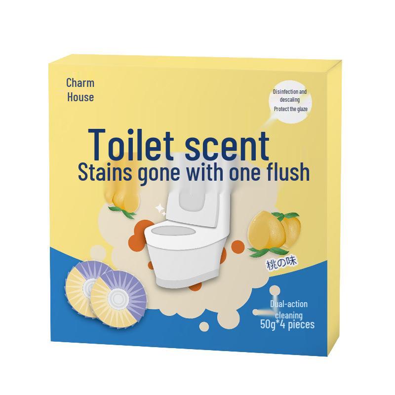 Gardenia Bicolor Blue Bubble Toilet Cleaner & Air Freshener - Long-Lasting Fragrance