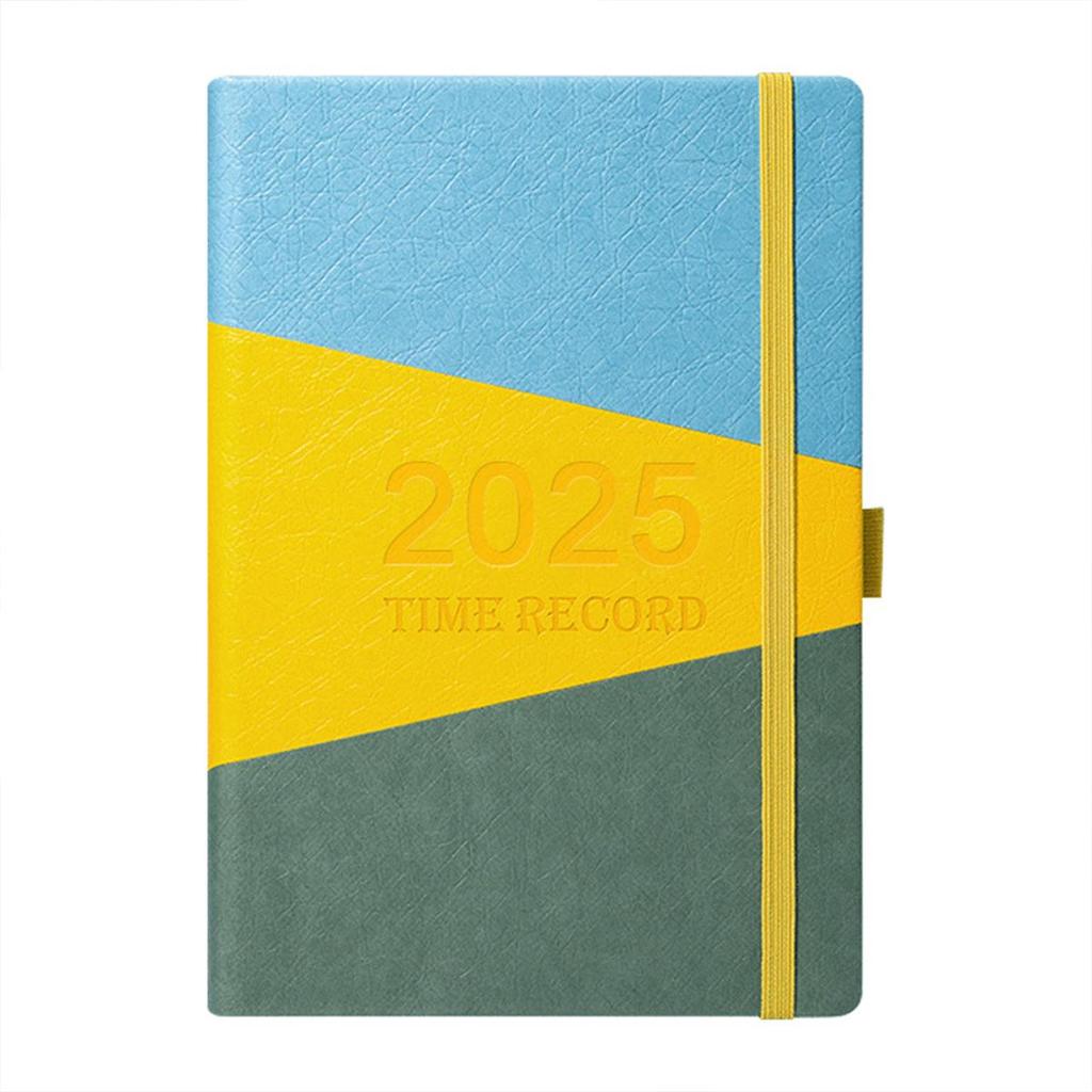 A5 verdickter Business-Notizblock aus Leder, Arbeitsnotizbuch, Besprechungsprotokollbuch, Tagesplaner 2025, Studiennotizen für Studenten, Tagebuch, 150 Blatt