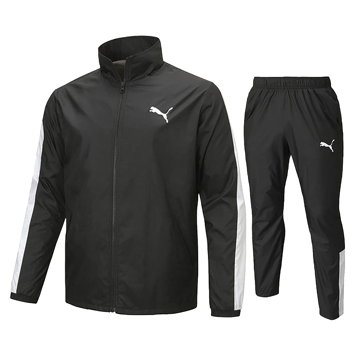 

PUMA Windbreaker Top and Bottom PUMA Windproof Water Repellent Warm S Size 846085 BLK Men s Fall/Winter