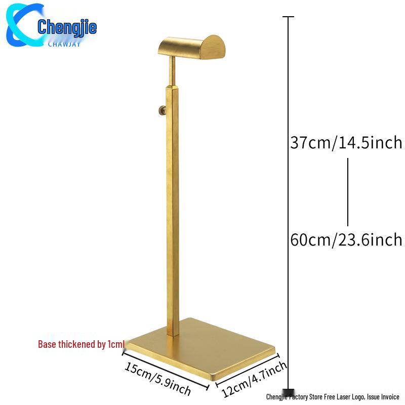 Adjustable Stainless Steel Floor-Standing Bag Display Stand for Women's Bags