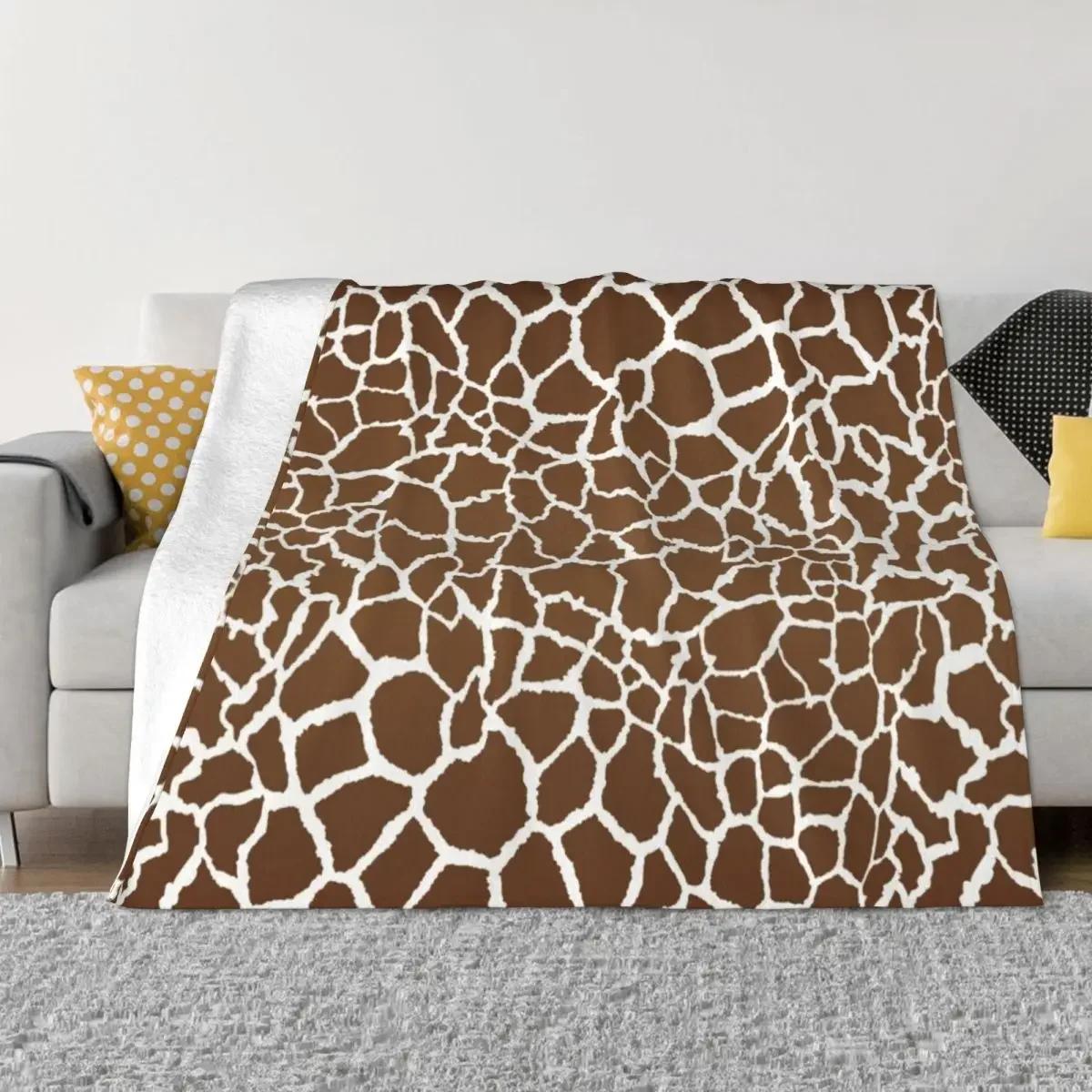 

Плед с принтом жирафа Набивной теплый для зимы Летние постельные принадлежности Одеяла# 75X95CM серый