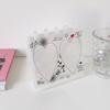 Transparent Flip Up Photocard Holder Cat Dog Photo Album Durable Card Display Rack  Birthday Gift