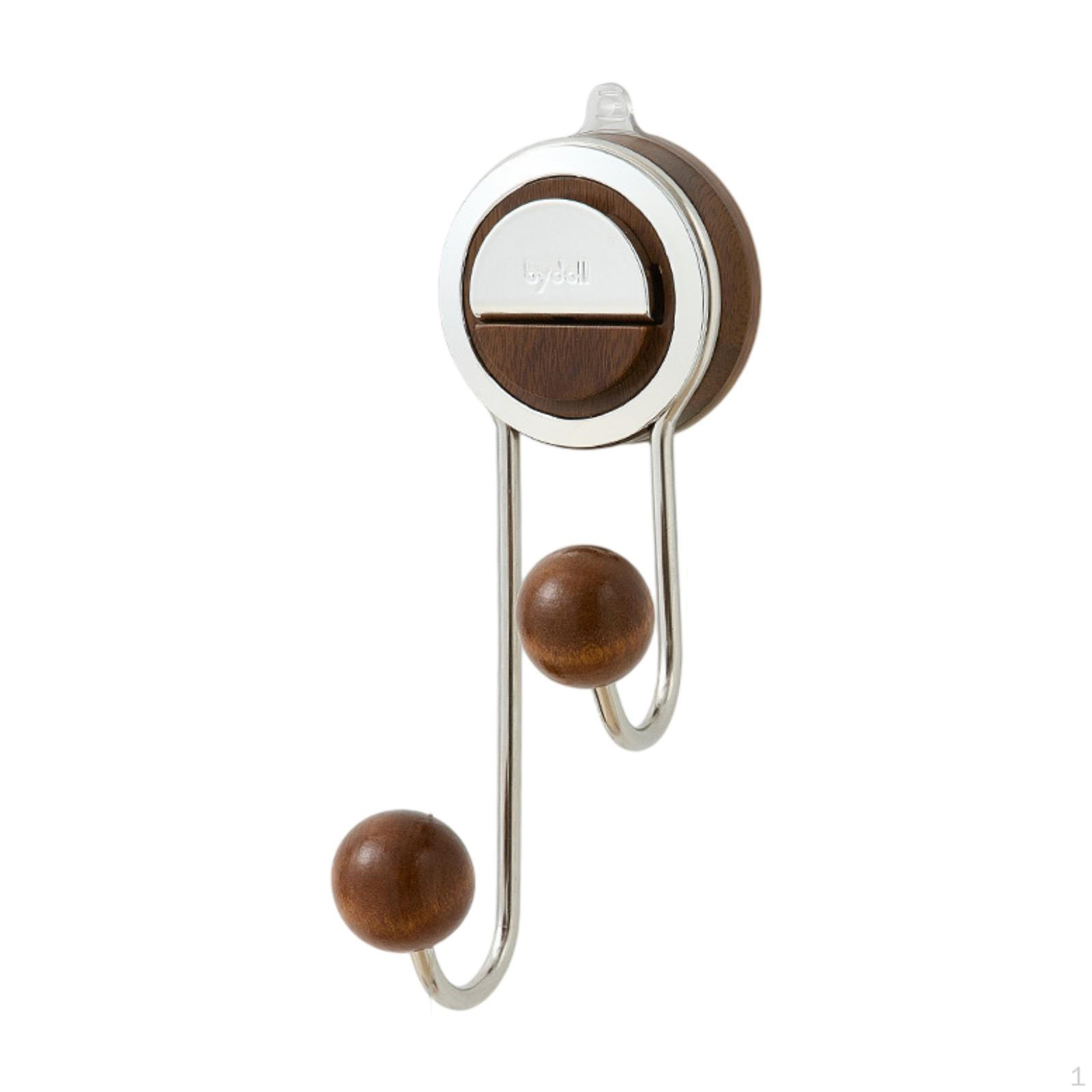 

Organizer Hanger with Suction Cup for Home And Hotel Bathrooms Brown