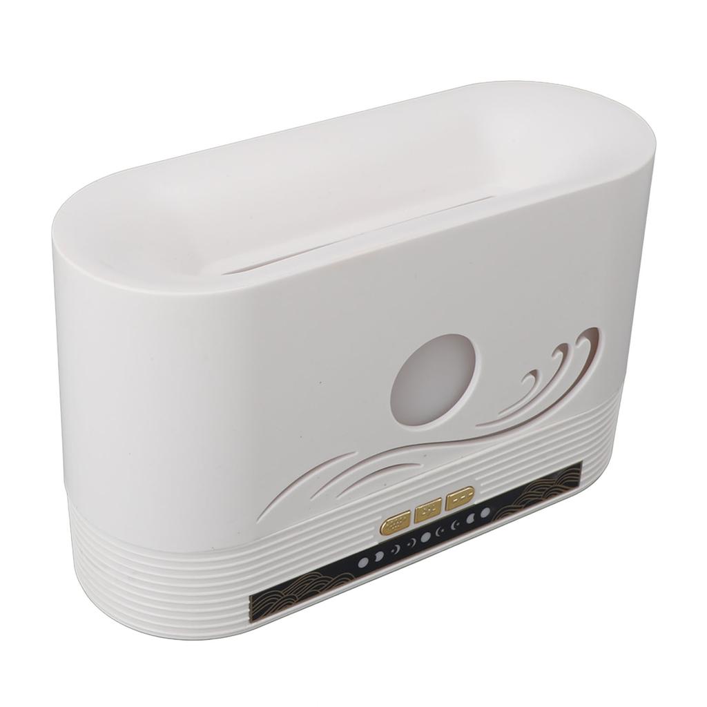 Flame  Diffuser Humidifier 250ml Simulated Flame Aromatherapy  Mist Diffuser for Living Room