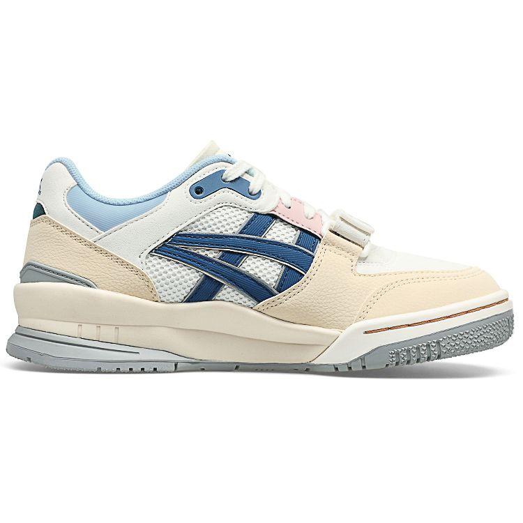 Asics Gel Spotlyte V2 Low Cremeweiß Blau Unisex Sneakers True-Blue 1203A258-105