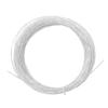 12,2 m 1,30 mm Cordes de raquettes de tennis Élastique Nylon Titane Remplacement de fil de raquette de tennis pour sports Blanc