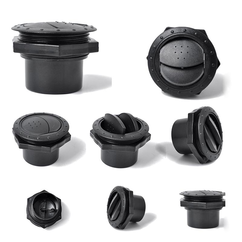 4pcs Car Round A/C Air Outlet Vent Universal 60mm 2.35 Inch Dashboard A/C Deflector Outlet Vents for RV Bus Boat Car Supplies