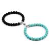 Couple's Magnetic Buckle Beaded Bracelets - Valentine's Day Gift