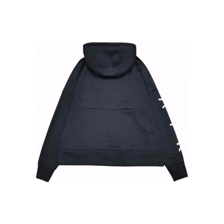 Nike Fleece Casual Sport Zip Hoodie Men tops Black AT5256-010