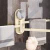 New Suction Cup Towel Rack, Internet Famous No Drilling Wall Mounted Rotating Storage Rack, Bathroom Towel Pole Multi Pole Storage Rack